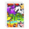 Graffiti Street Art Bar Mitzvah Custom Invitations