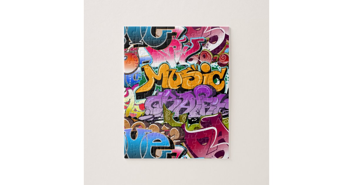 Graffiti Street Art Jigsaw Puzzle | Zazzle