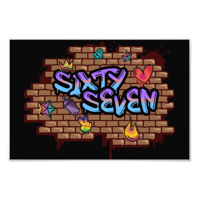 Graffiti Style 67 Poster (Devant)