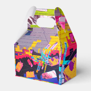 Graffiti style favor box