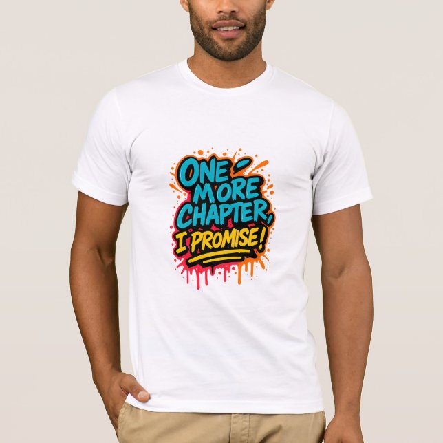 Graffiti-Style Reading Quote Tee / Book Lover Gift (Front)