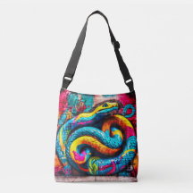 Graffiti style snake design