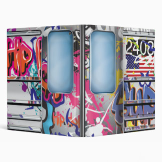 Graffiti Subway Train Binder