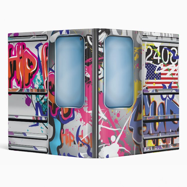 Graffiti Subway Train Binder (Background)