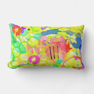 Graffiti Summer Lumbar Pillow