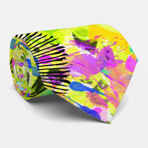 Graffiti Summer Tie