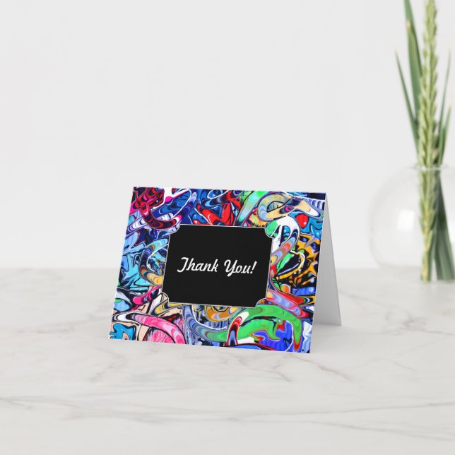 Graffiti Thank You Card (Front)