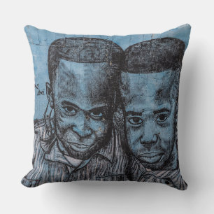 Graffiti Throw Pillow