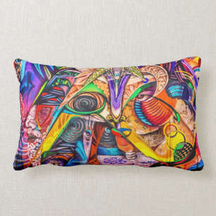 Graffiti Throw PIllow