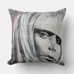 Graffiti Throw Pillow