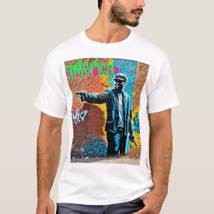 Graffiti urbain Street Art Cool graphique T-shirt
