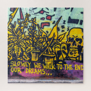 Graffiti Urban Street Art Abstract Jigsaw Puzzle