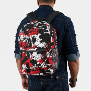 Graffiti Urban Streetwear Pattern Printed Backpack