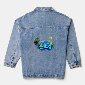 Graffiti Vibes Street Art with Attitude Denim Jacket