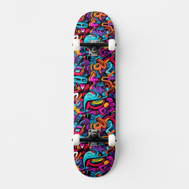 Graffiti Wall Skateboard (Front)