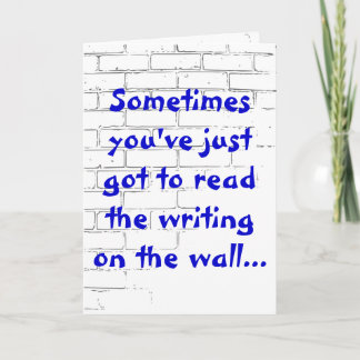 Graffiti You're a Blessing Card