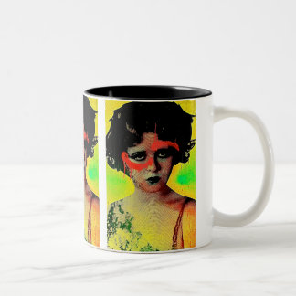 Grafitti Goddess Two-Tone Coffee Mug