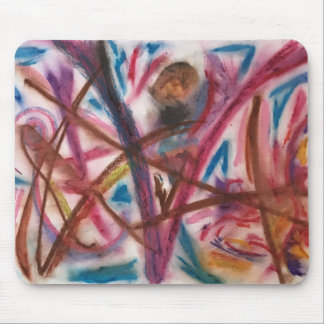 Grafitti Pastel Art Expression Mouse Pad