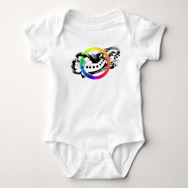 Grafix Mash-up Starter Kit Baby Bodysuit (Front)