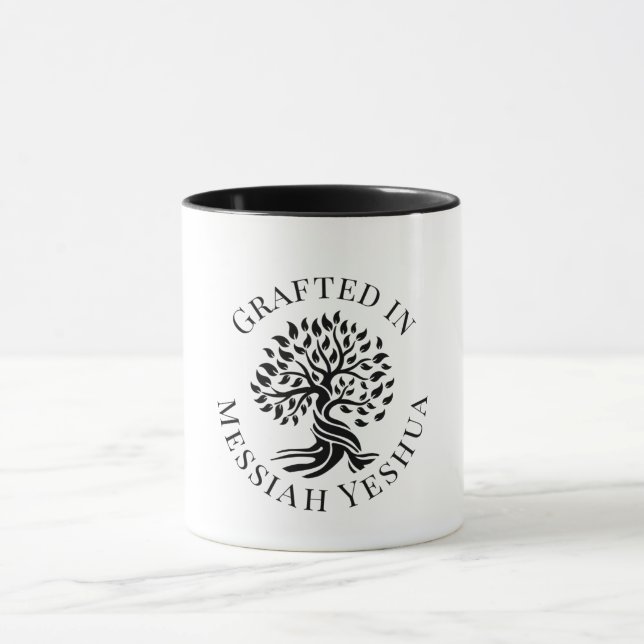 Grafted In Messiah Yeshua Messianic Christian Mug (Center)
