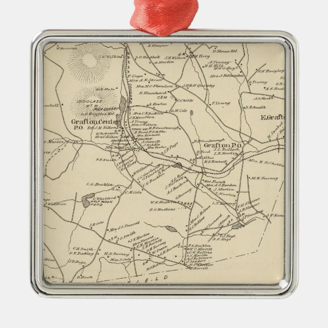 Grafton, Grafton Co Metal Ornament (Front)