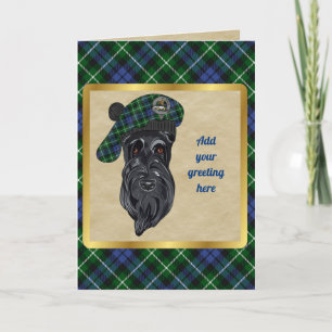 Graham Badge & Tartan Personalized Card