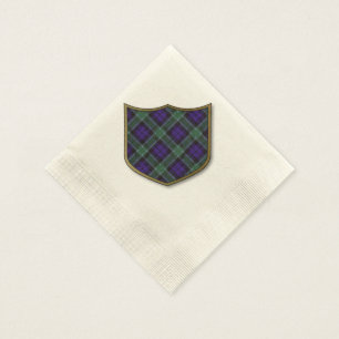 Graham clan Plaid Scottish tartan Napkin