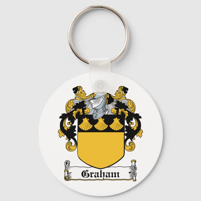 Graham Family Crest Keychain (Front)
