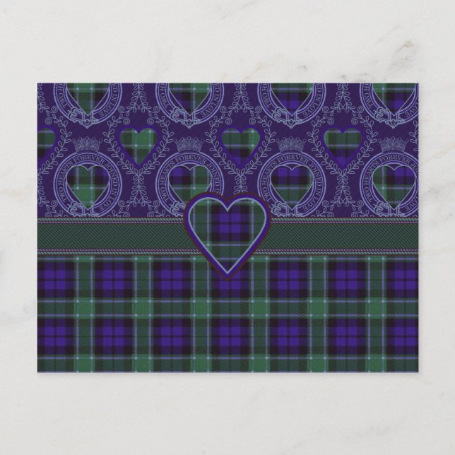 Graham Scottish tartan Postcard (Front)