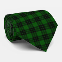 Graham tartan green black plaid