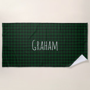 Graham Tartan Plaid Beach Towel