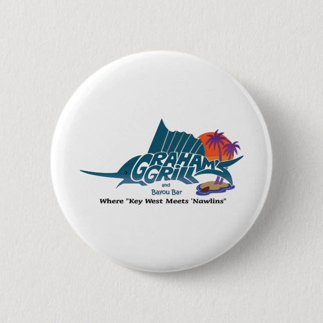 Graham's Grill Logo Button (Front)