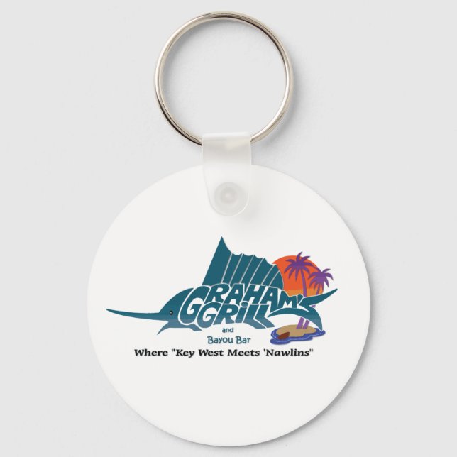 Graham's Grill Logo Keychain (Front)