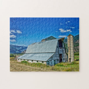 Grain Barn Montana. Jigsaw Puzzle