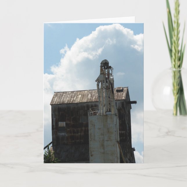 Grain Elevator Vertical Card (Front)