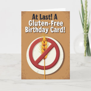 Grain Emblem Birthday Card