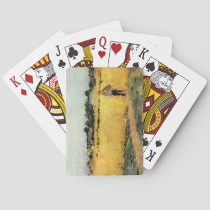 Grain Field (by Berthe Morisot) Playing Cards