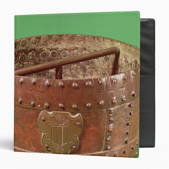 Grain measure with the Senlis coat of arms, 1630 Binder (Front/Inside)