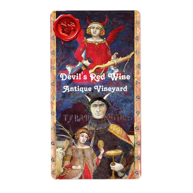 GRAINE DE VIN ROUGE DE PÉRIL ET TAROTS ANTIQUES (Devant)