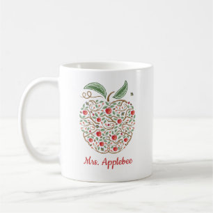 Graines de tasse de café d'Apple du professeur de
