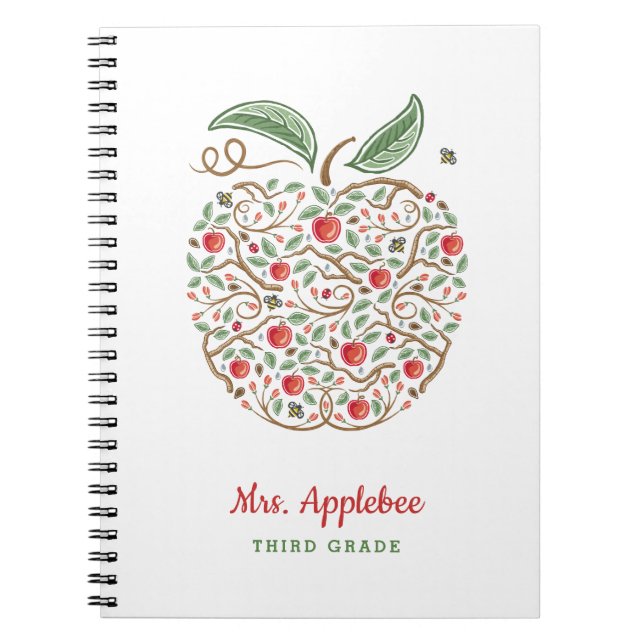 Graines du Carnet Apple de l'enseignant (Devant)