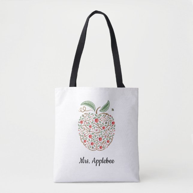 Graines du Sac fourre-tout Apple de l'enseignant (Devant)