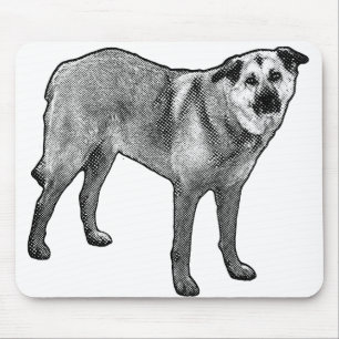 grainline focus, tibetan mix mouse pad