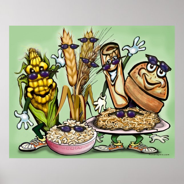 Grains Food Group Poster (Front)
