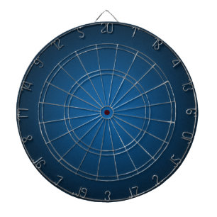 Grainy Blue-Black Vignette Dartboard