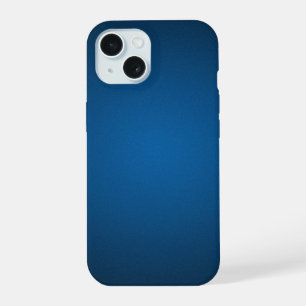 Grainy Blue-Black Vignette iPhone 15 Case