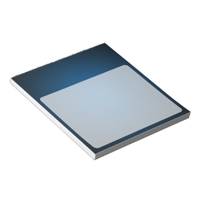 Grainy Blue-Black Vignette Notepad (Angled)