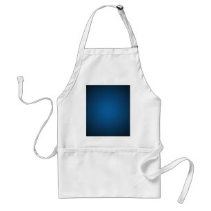 Grainy Blue-Black Vignette Standard Apron