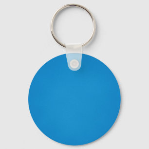 Grainy Bright Blue Background Keychain