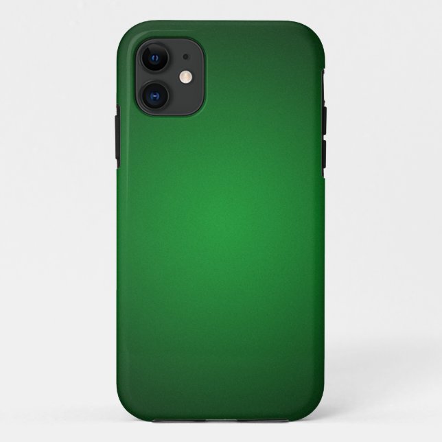 Grainy Green-Black Vignette Case-Mate iPhone Case (Back)